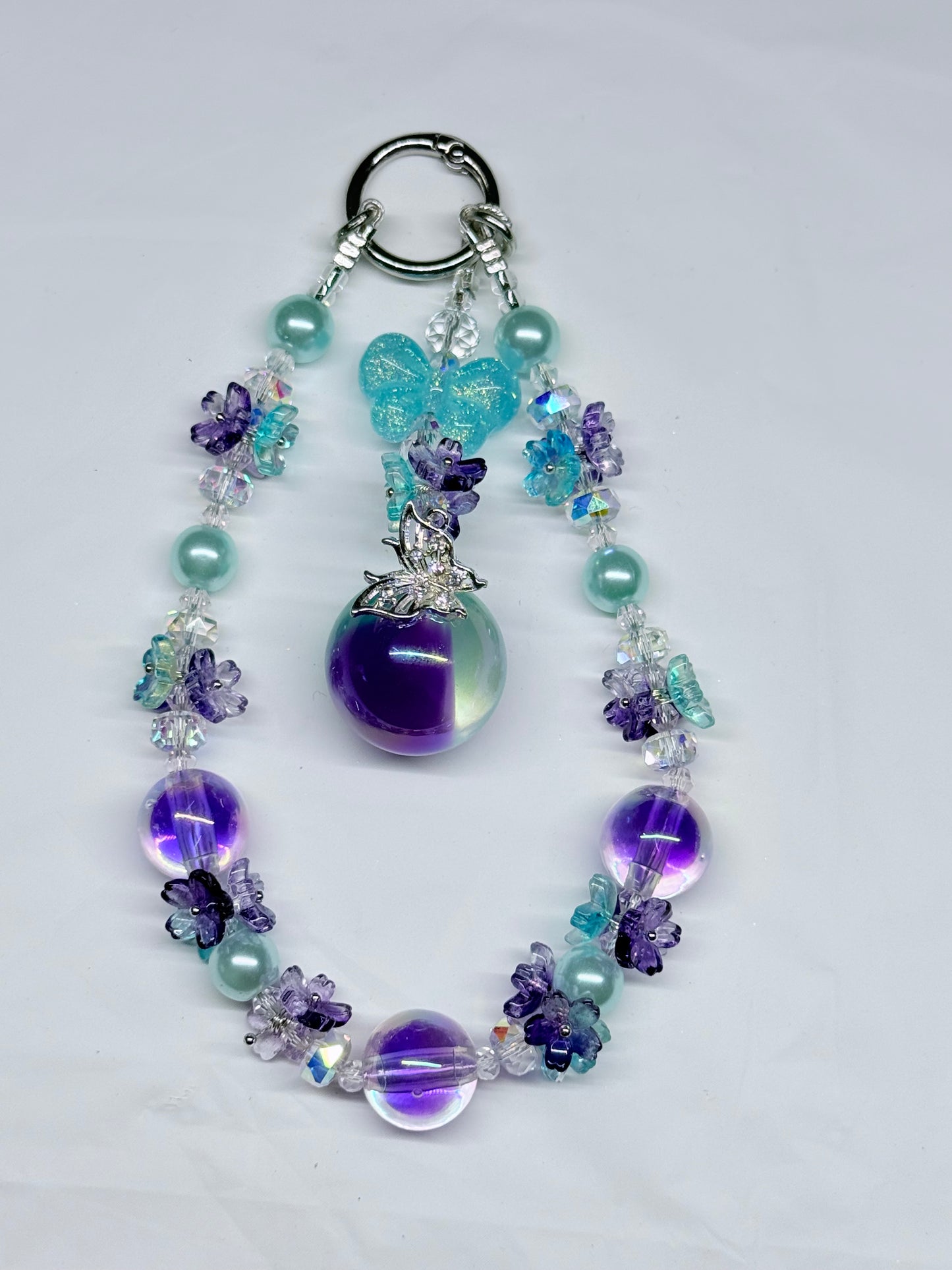 Blue and Purple Butterfly Bulb