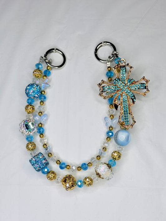 Blue and Gold Cross
