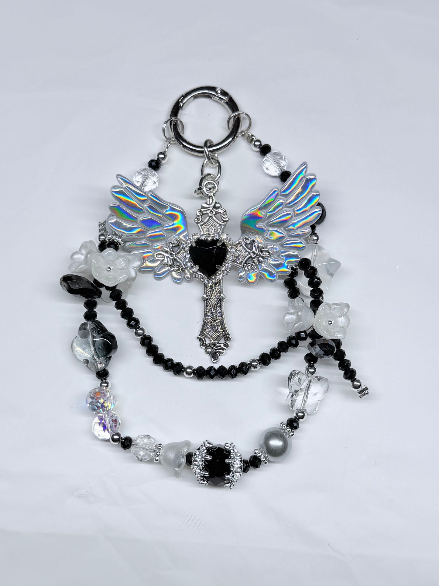 Iridescent Angel wing Cross￼