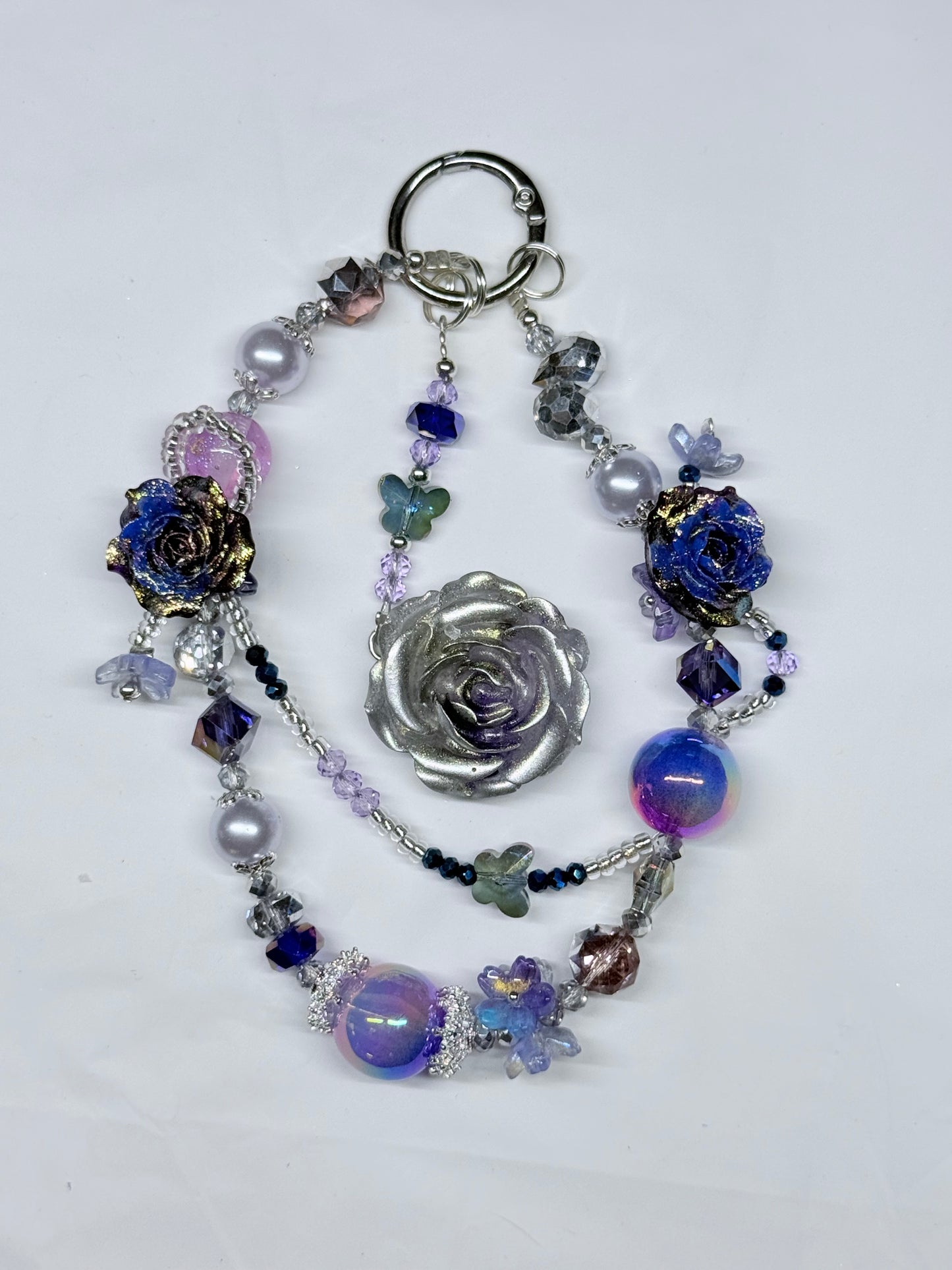 Luminous Silver Rose