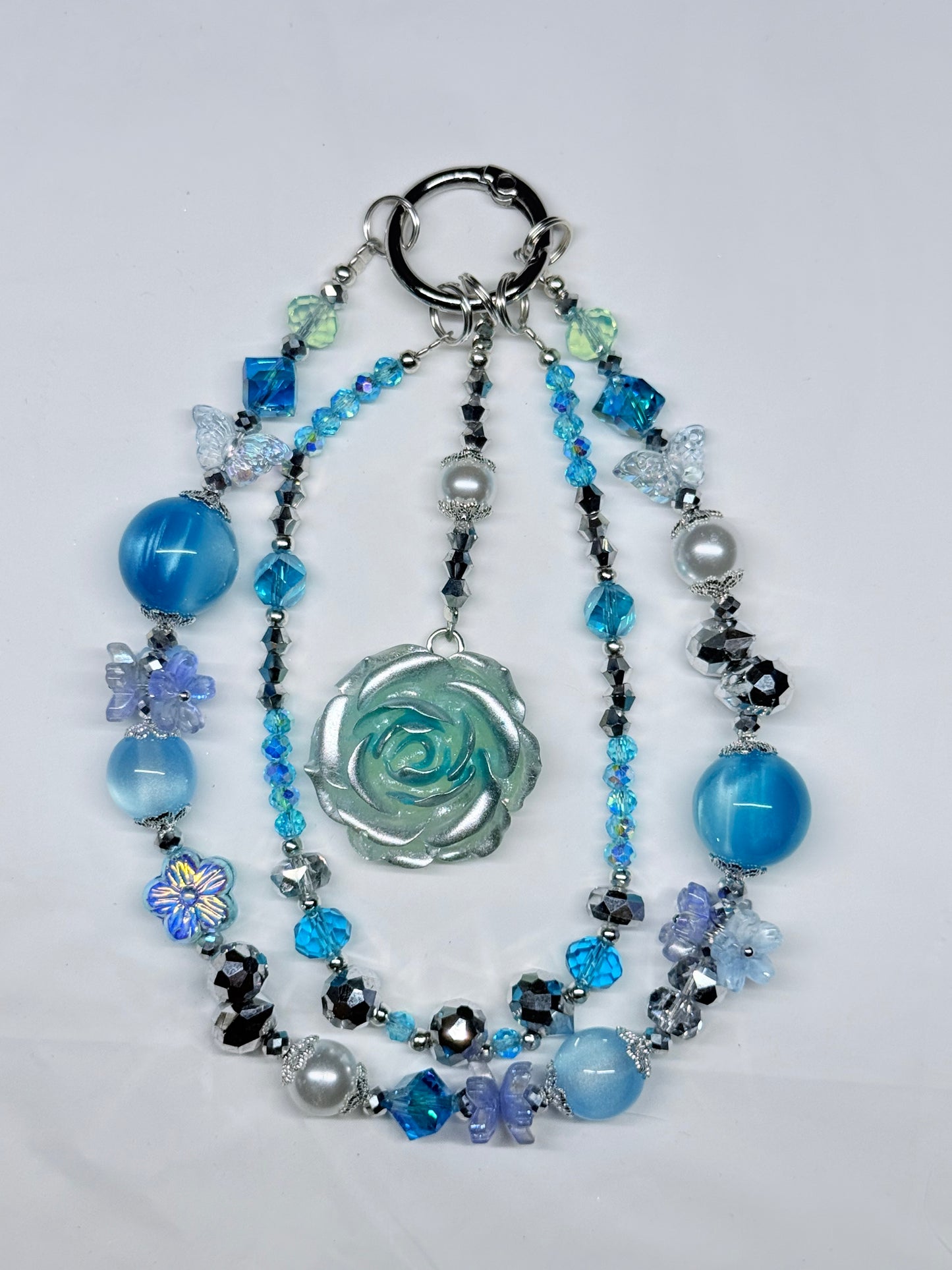 Luminous Teal Rose