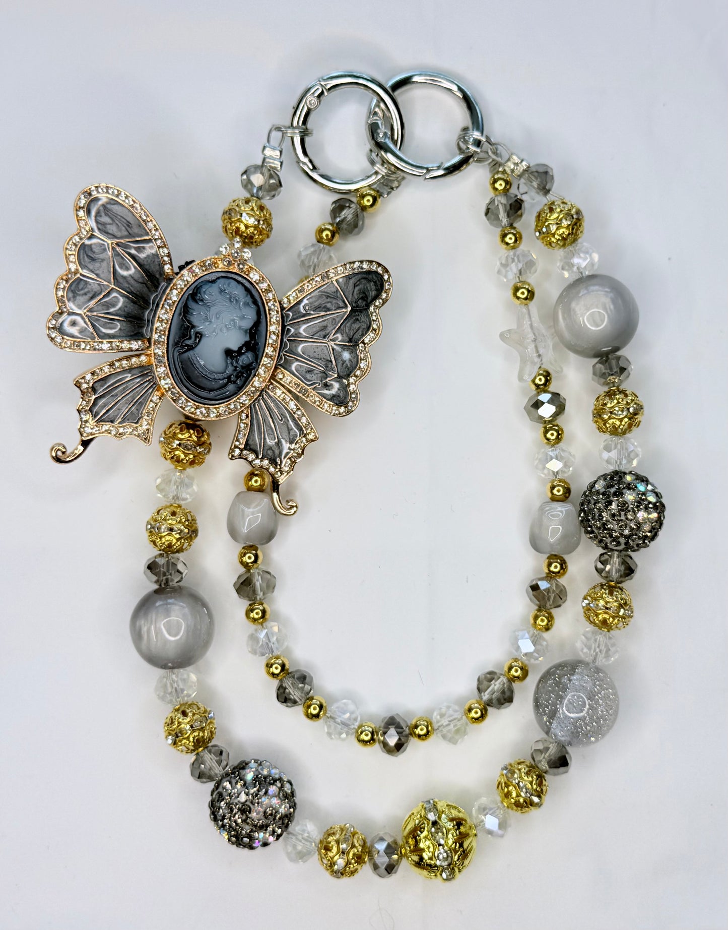 Black Cameo Butterfly