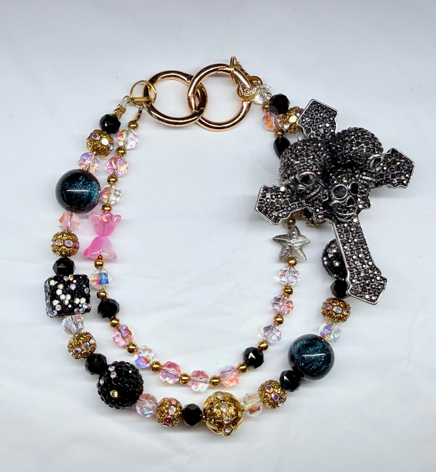 Black Skull Cross