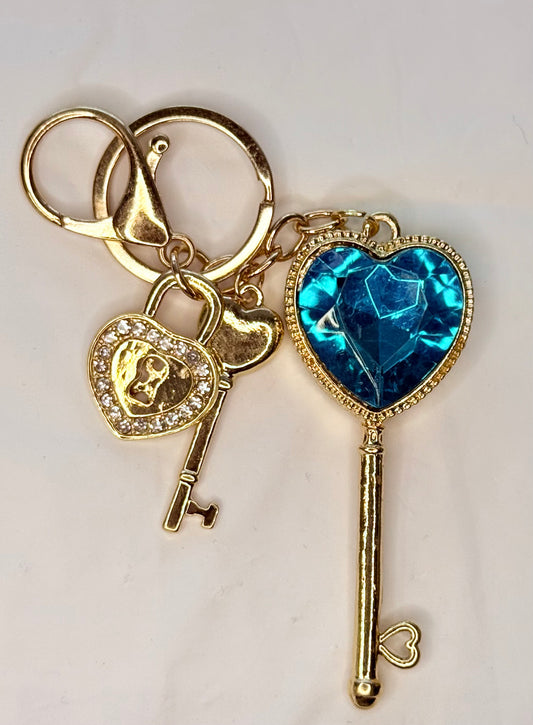 Blue Heart Key