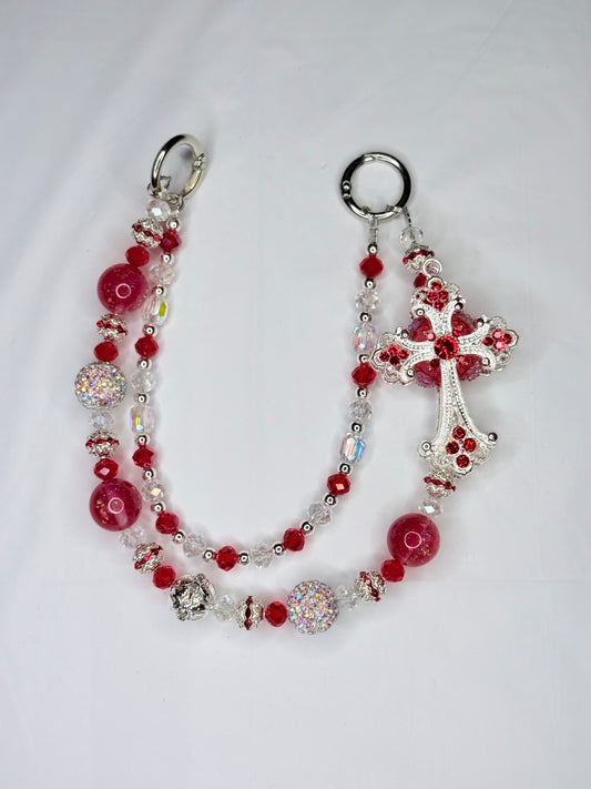 Silver and Red Cross