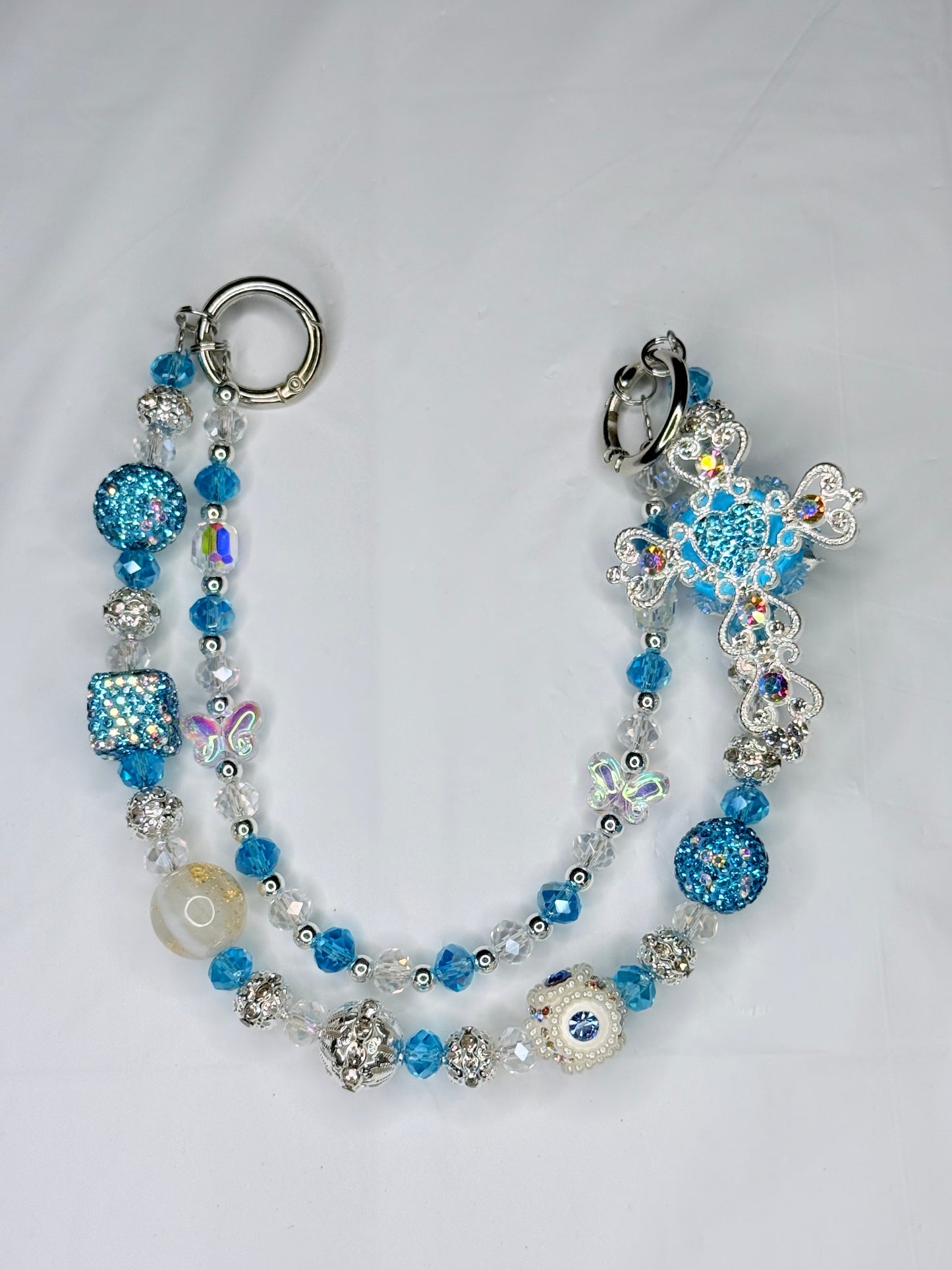 Silver and Blue Cross