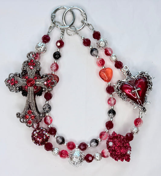 Gothic Red Cross and Heart